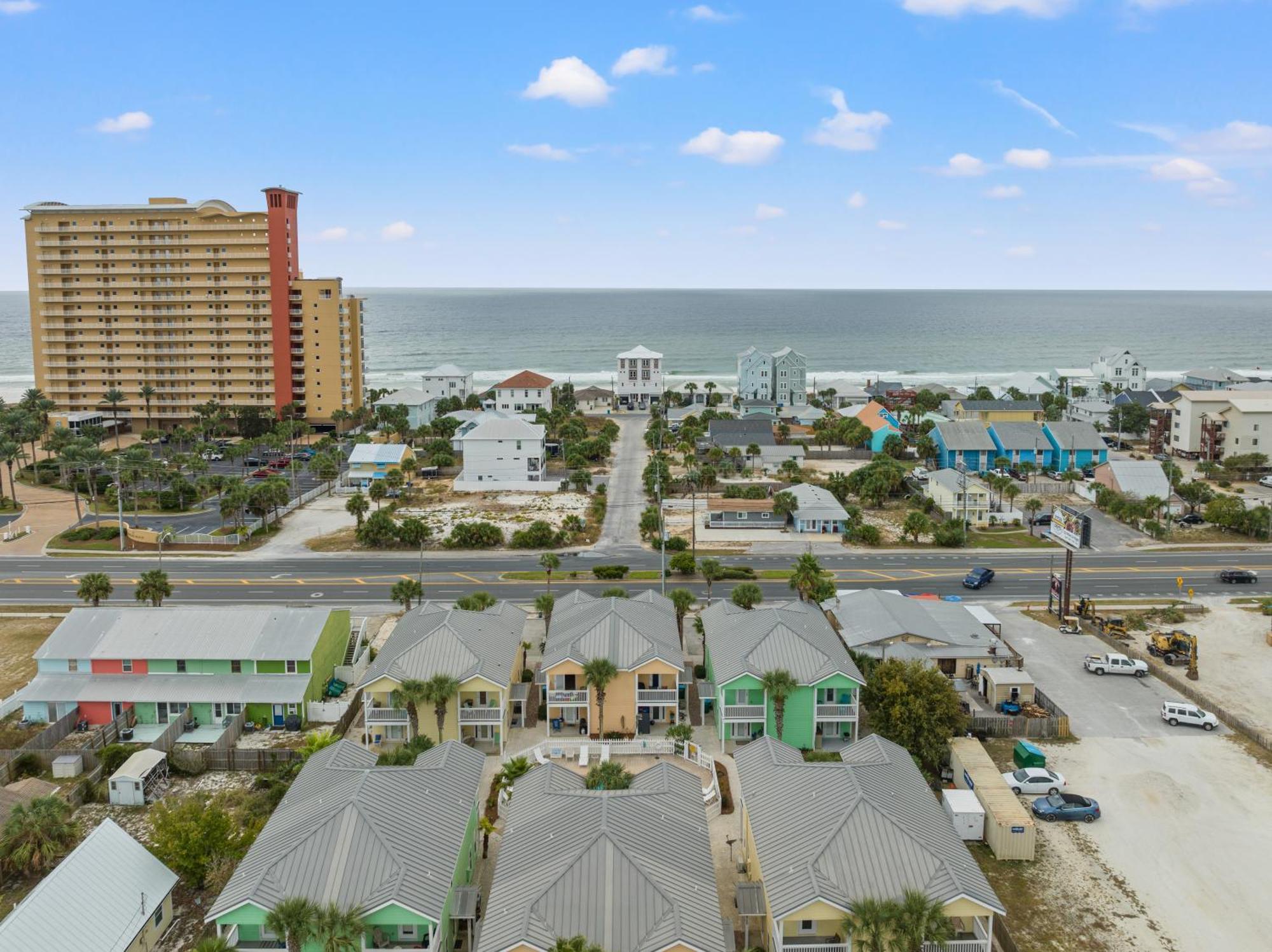 Sago By The Sea: 2-Bed, 25-Bath Retreat Steps From The Beach, Sleeps 7! Villa Panama City Beach Exterior photo